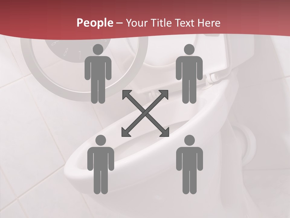 Clock Constipation Alarm PowerPoint Template