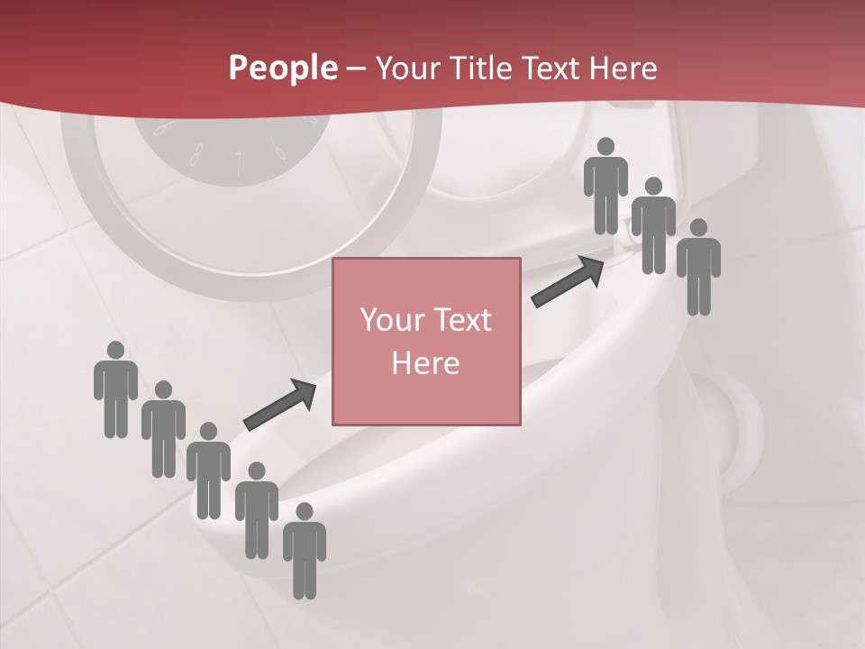 Clock Constipation Alarm PowerPoint Template