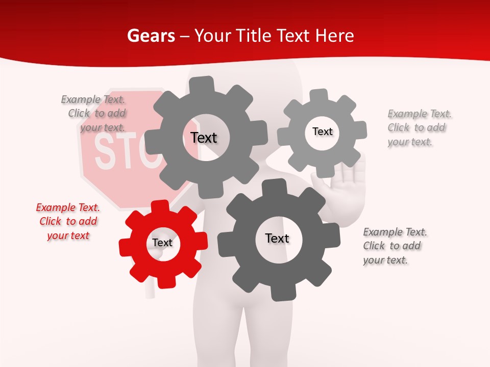 Reference Person Disturbance PowerPoint Template