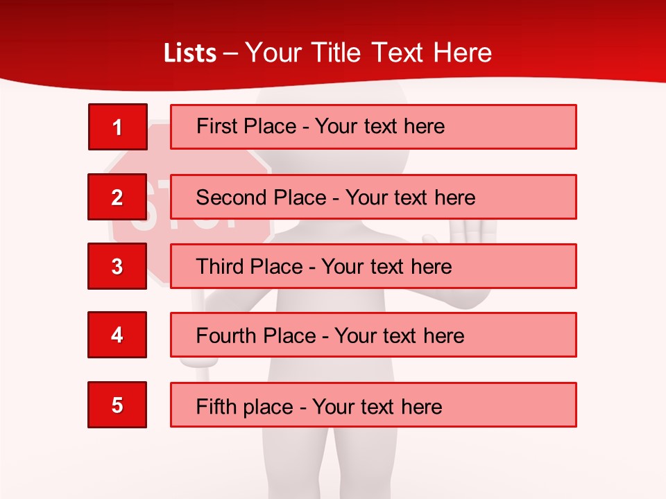 Reference Person Disturbance PowerPoint Template