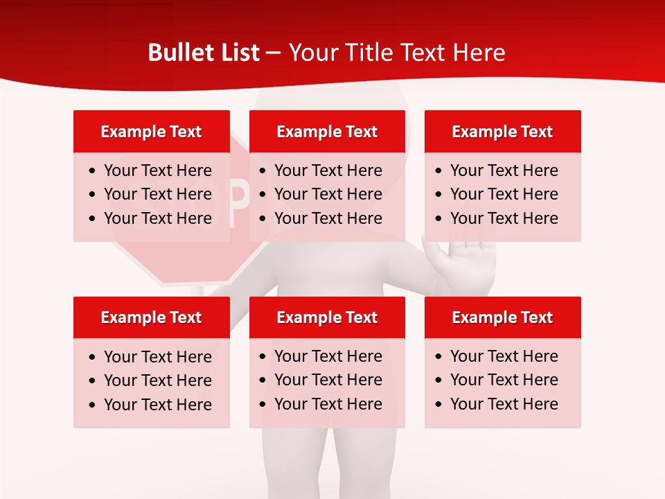 Reference Person Disturbance PowerPoint Template