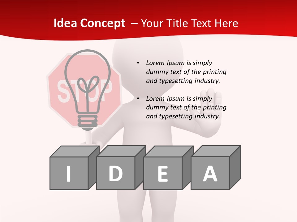 Reference Person Disturbance PowerPoint Template