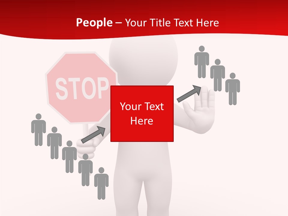 Reference Person Disturbance PowerPoint Template