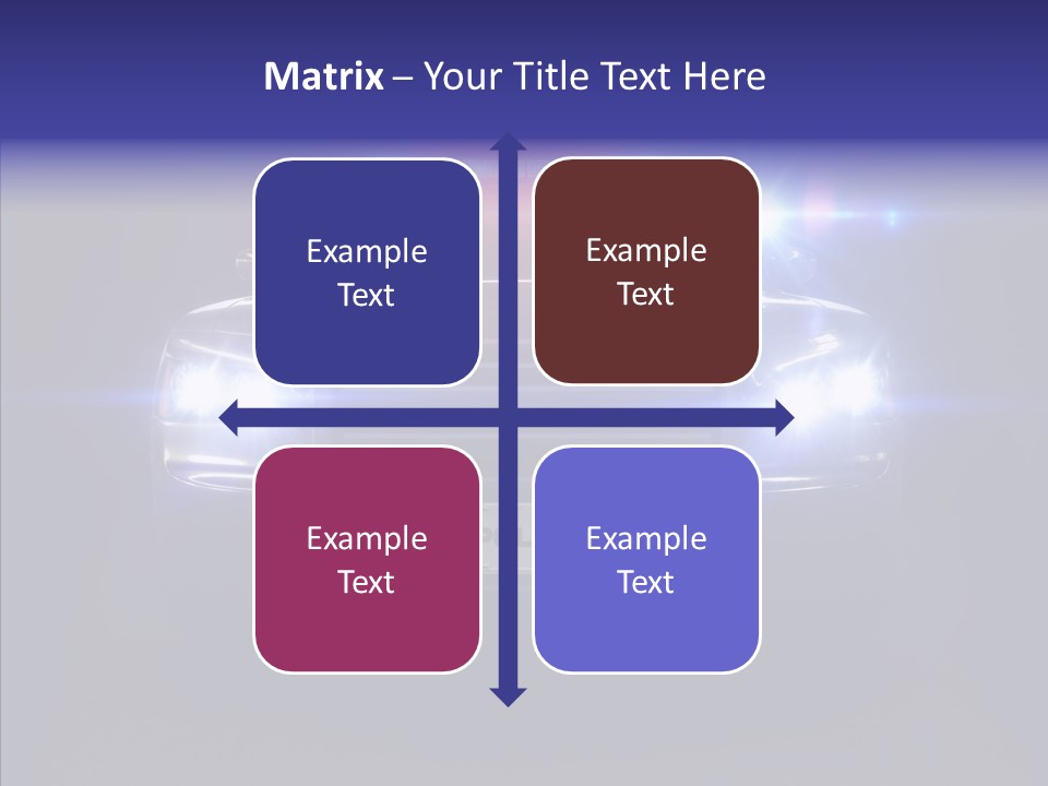 Enforcement Cruiser Crime PowerPoint Template
