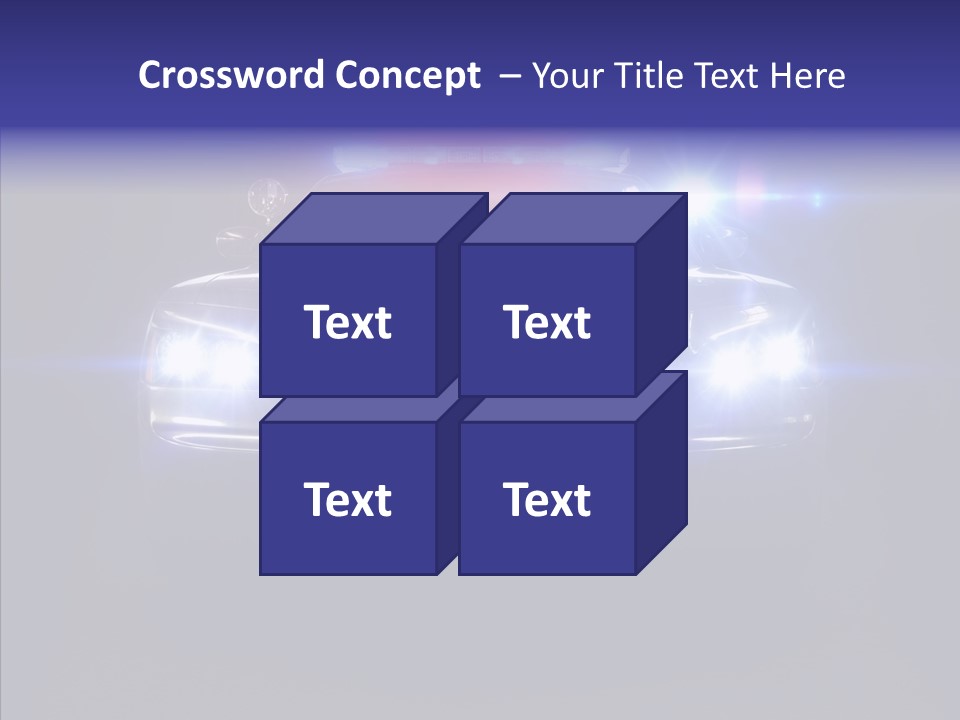 Enforcement Cruiser Crime PowerPoint Template