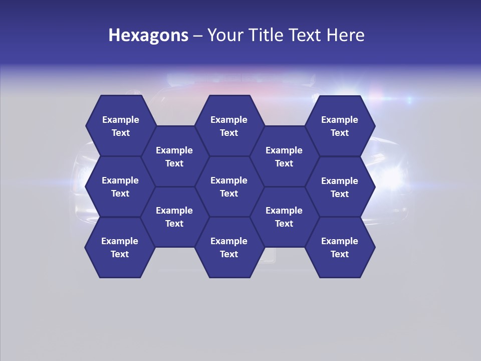 Enforcement Cruiser Crime PowerPoint Template