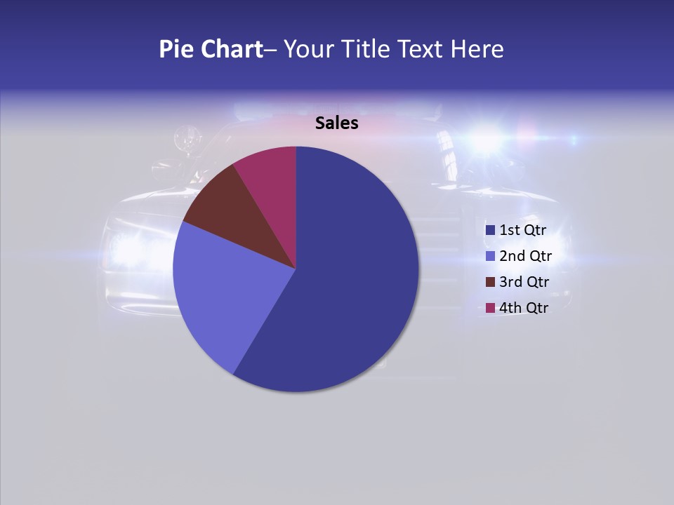 Enforcement Cruiser Crime PowerPoint Template