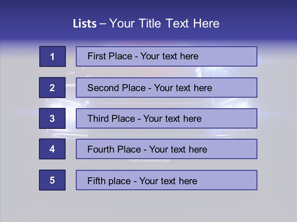 Enforcement Cruiser Crime PowerPoint Template