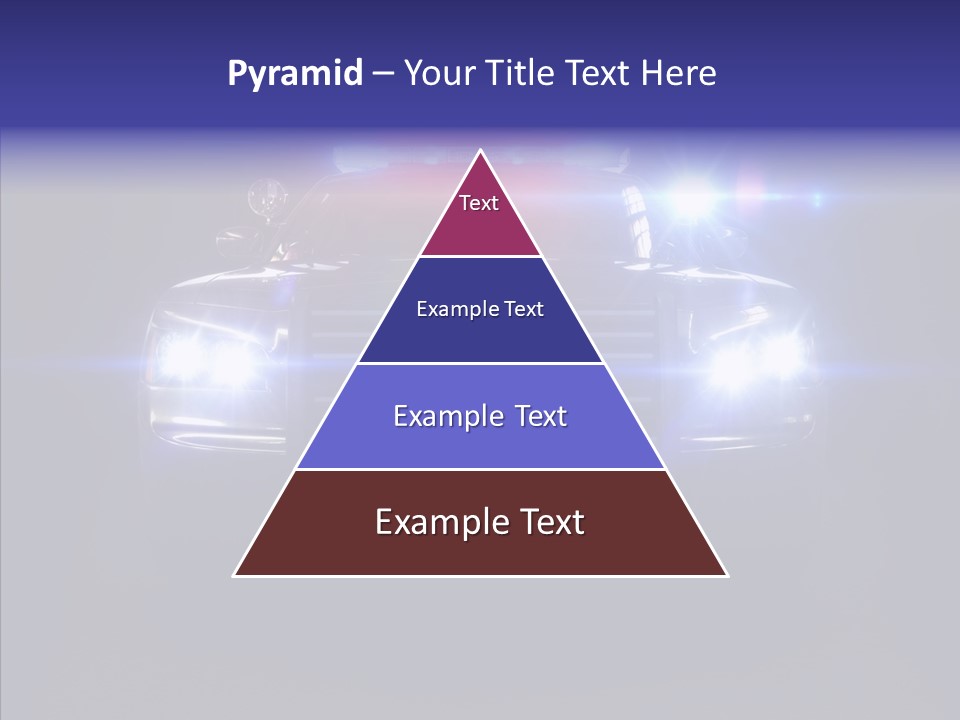 Enforcement Cruiser Crime PowerPoint Template