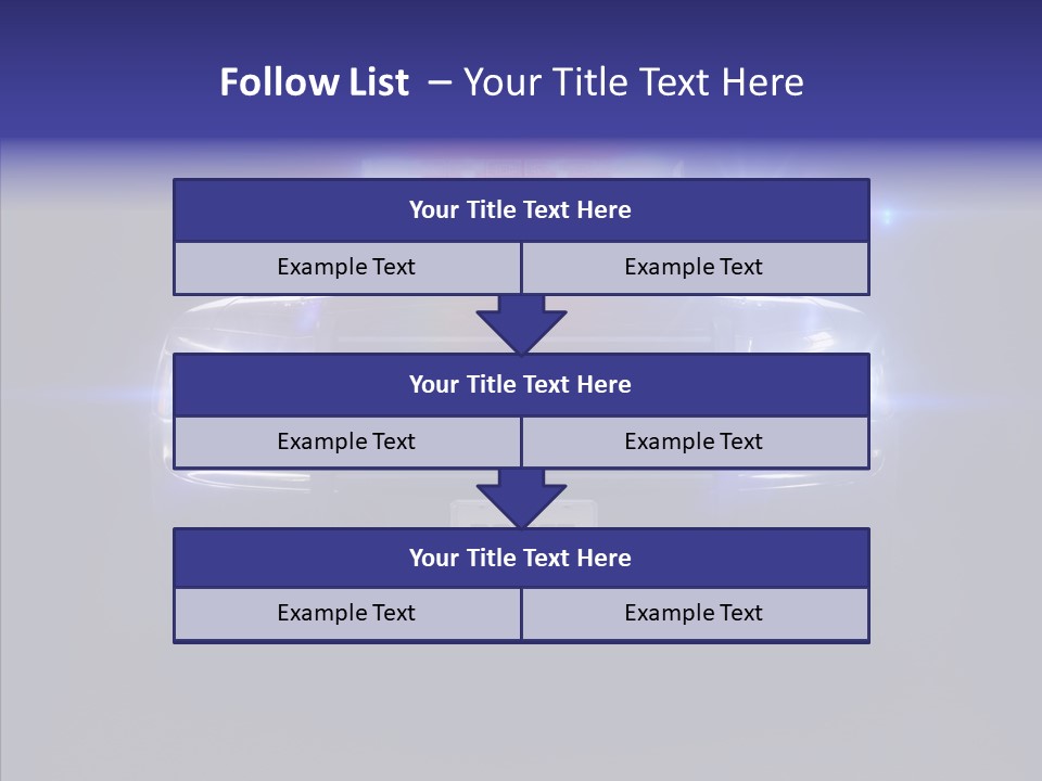 Enforcement Cruiser Crime PowerPoint Template