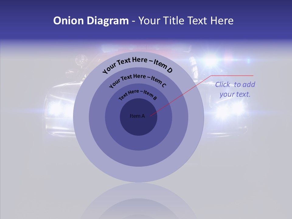 Enforcement Cruiser Crime PowerPoint Template