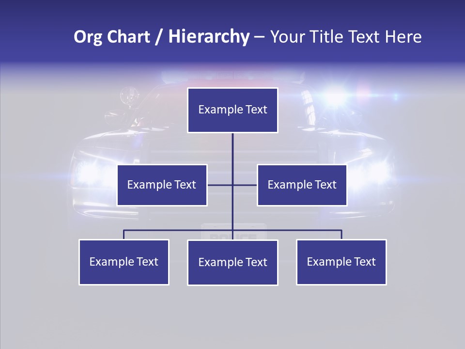 Enforcement Cruiser Crime PowerPoint Template