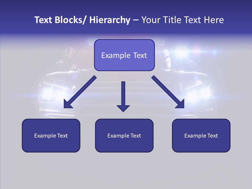 Enforcement Cruiser Crime PowerPoint Template