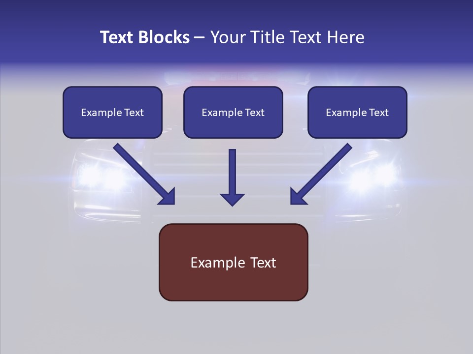 Enforcement Cruiser Crime PowerPoint Template