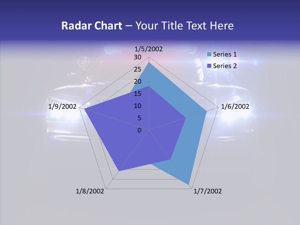 Enforcement Cruiser Crime PowerPoint Template