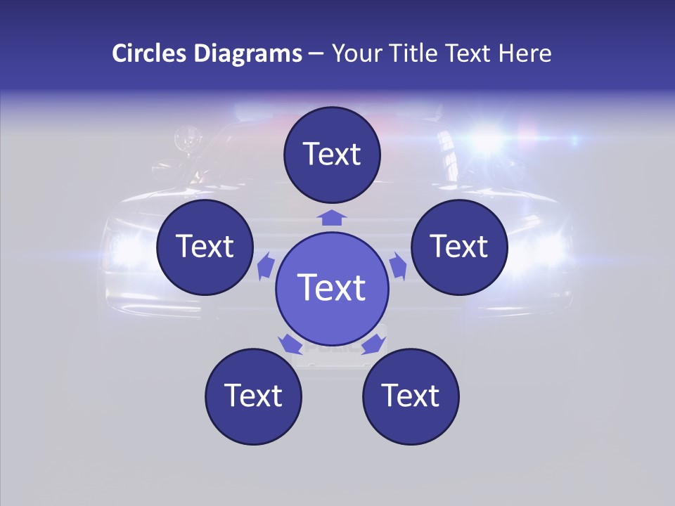 Enforcement Cruiser Crime PowerPoint Template