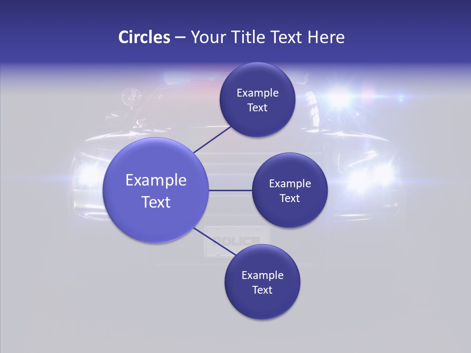 Enforcement Cruiser Crime PowerPoint Template