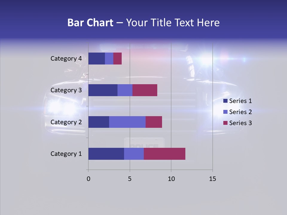Enforcement Cruiser Crime PowerPoint Template