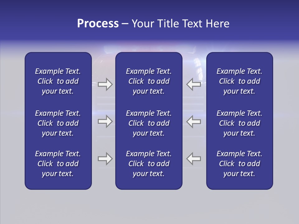 Enforcement Cruiser Crime PowerPoint Template