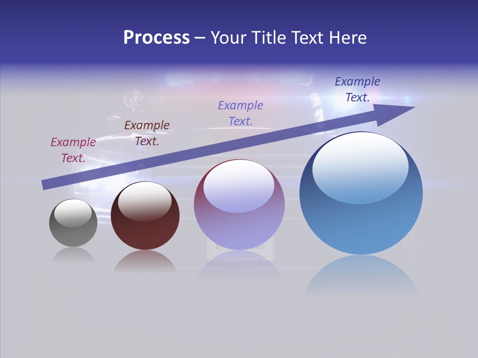 Enforcement Cruiser Crime PowerPoint Template
