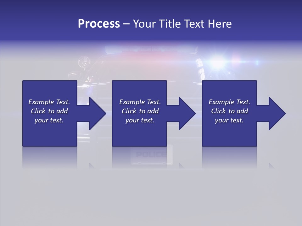 Enforcement Cruiser Crime PowerPoint Template