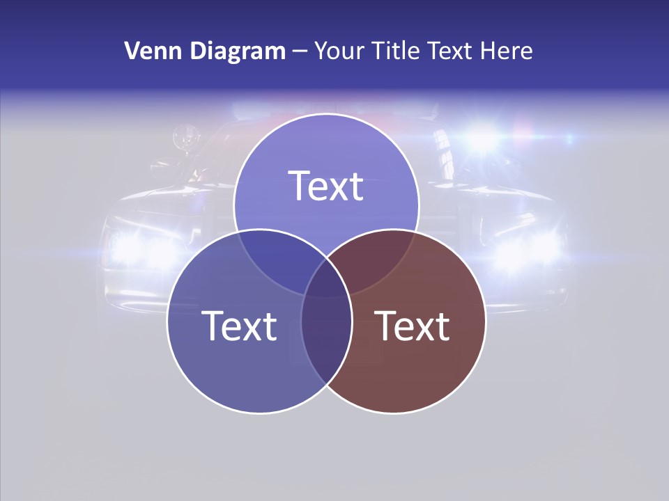 Enforcement Cruiser Crime PowerPoint Template