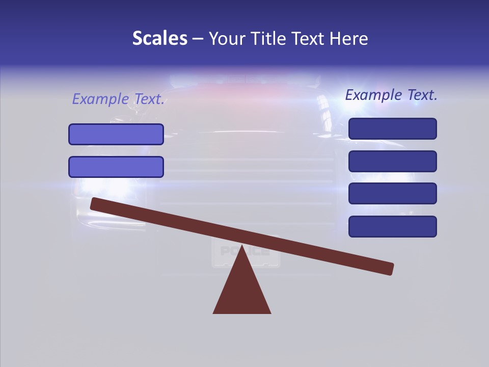 Enforcement Cruiser Crime PowerPoint Template