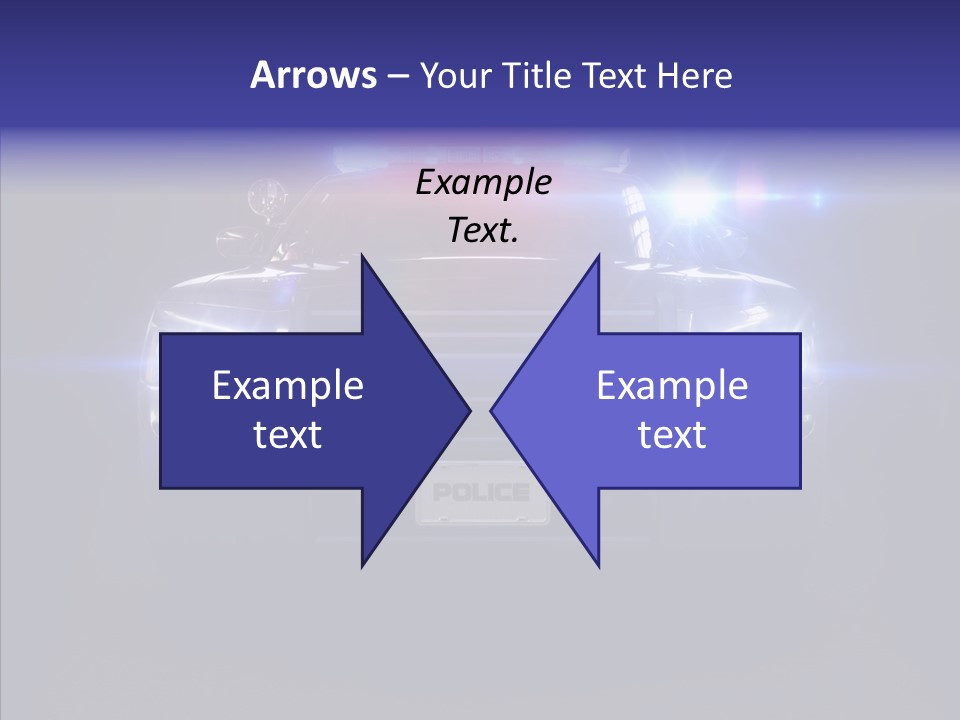Enforcement Cruiser Crime PowerPoint Template