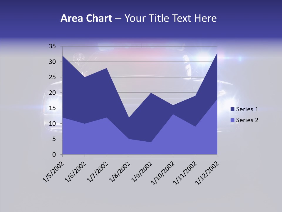 Enforcement Cruiser Crime PowerPoint Template