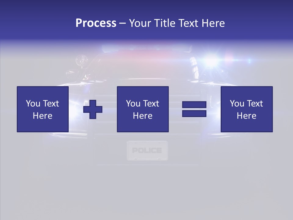 Enforcement Cruiser Crime PowerPoint Template