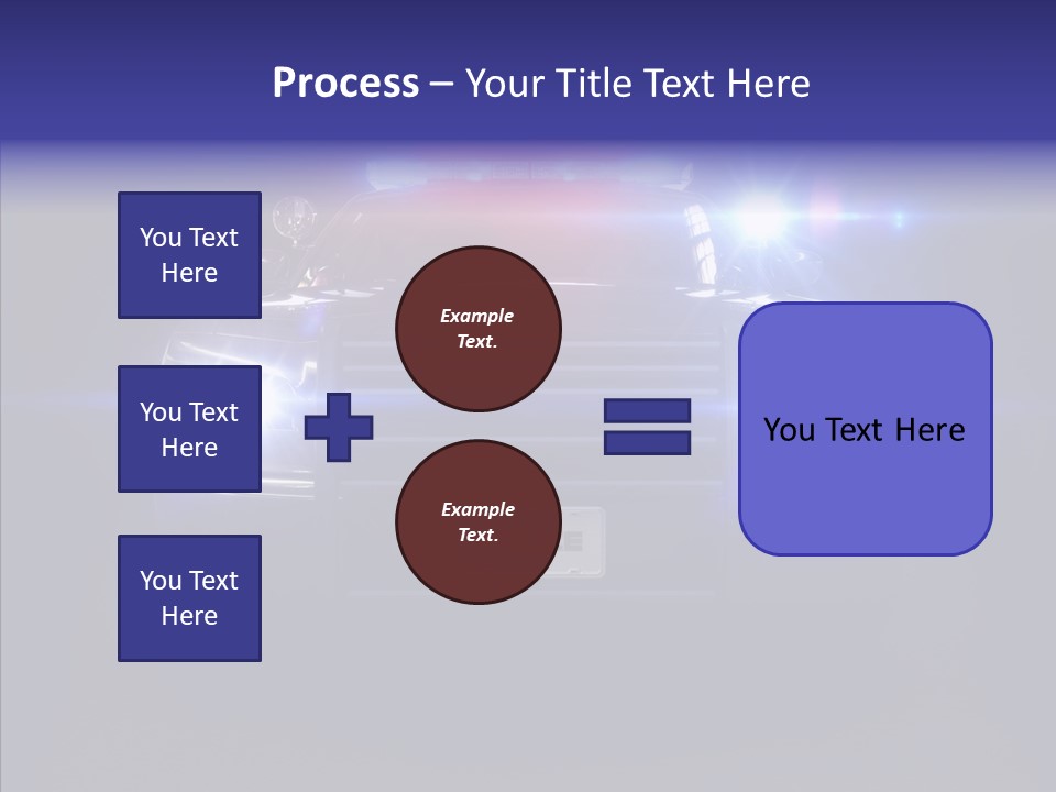 Enforcement Cruiser Crime PowerPoint Template