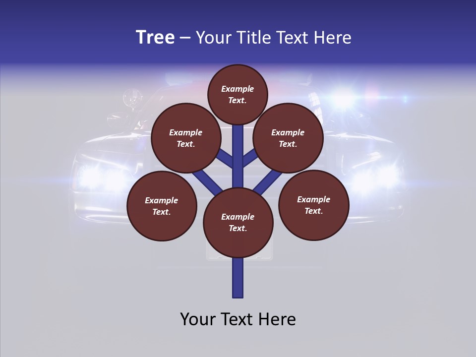 Enforcement Cruiser Crime PowerPoint Template