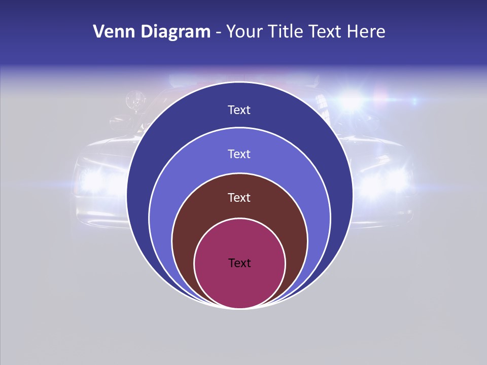 Enforcement Cruiser Crime PowerPoint Template