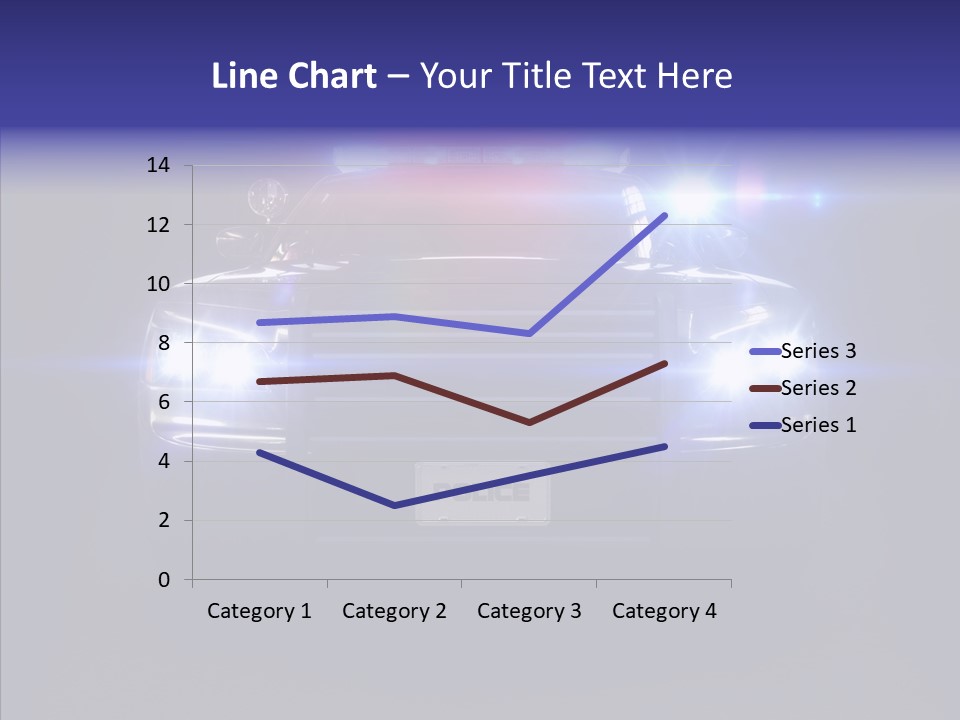 Enforcement Cruiser Crime PowerPoint Template
