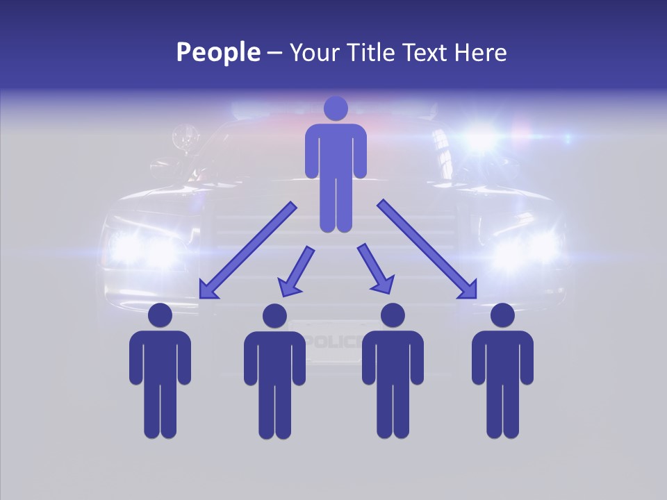 Enforcement Cruiser Crime PowerPoint Template