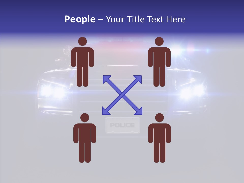 Enforcement Cruiser Crime PowerPoint Template