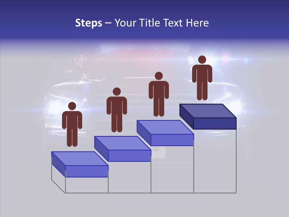 Enforcement Cruiser Crime PowerPoint Template