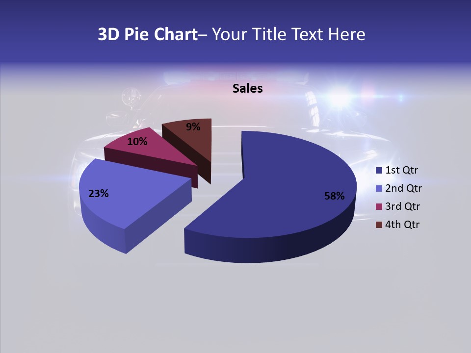 Enforcement Cruiser Crime PowerPoint Template