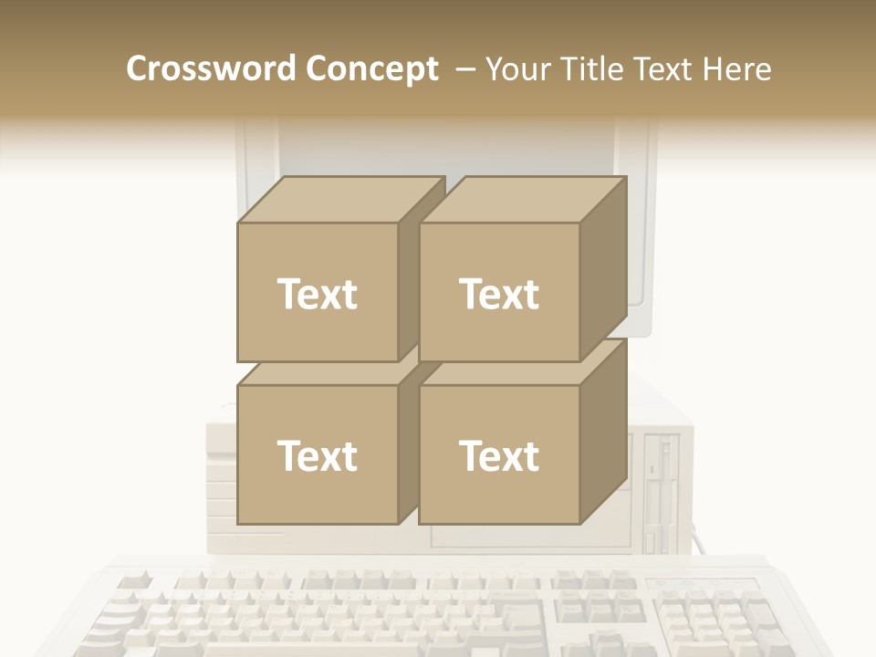 Isolated Cutout Plastic PowerPoint Template