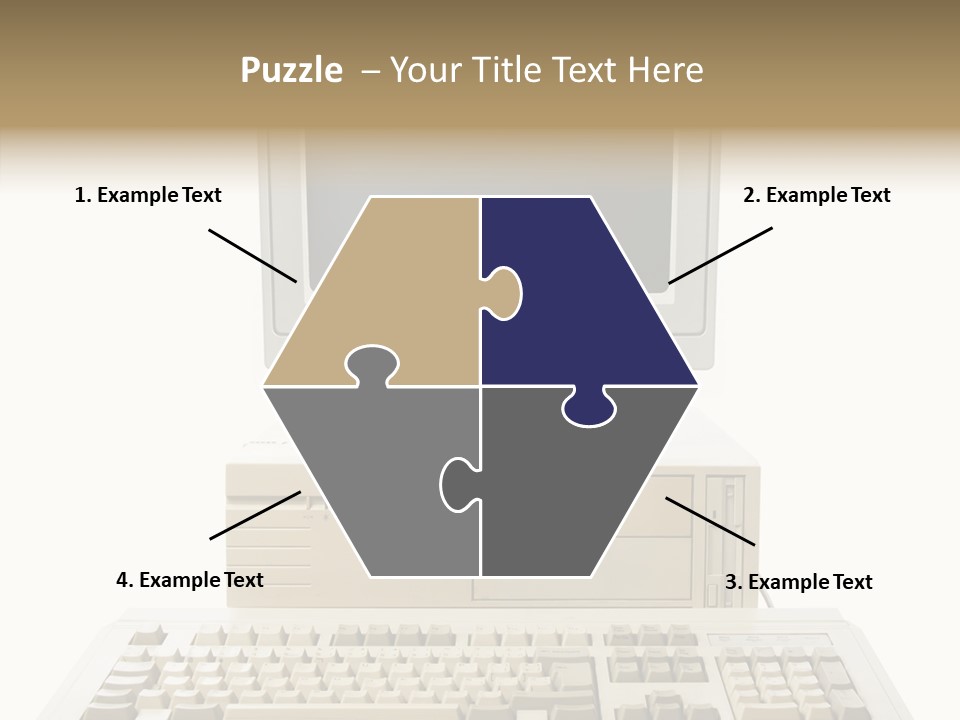 Isolated Cutout Plastic PowerPoint Template