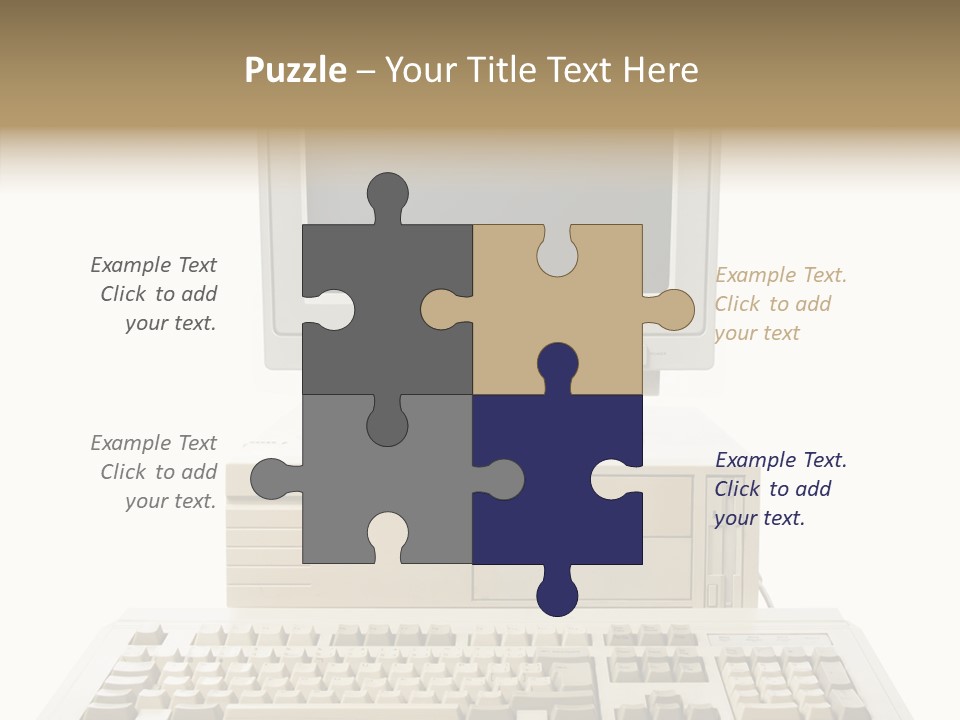 Isolated Cutout Plastic PowerPoint Template