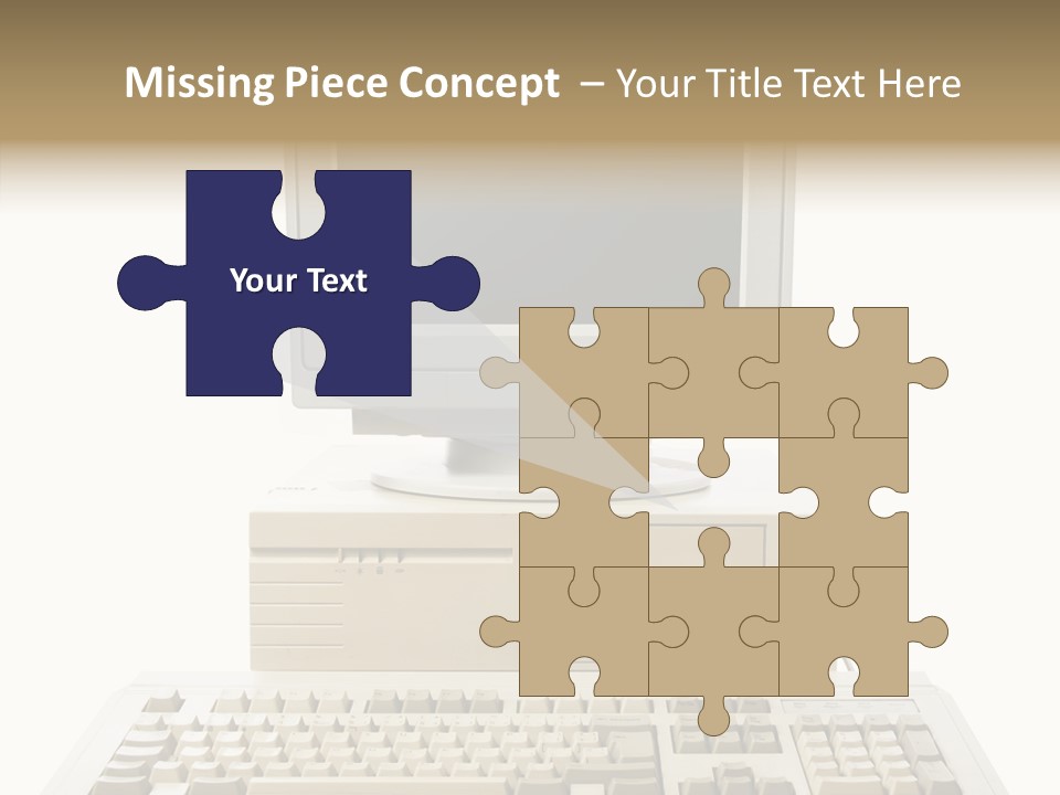 Isolated Cutout Plastic PowerPoint Template