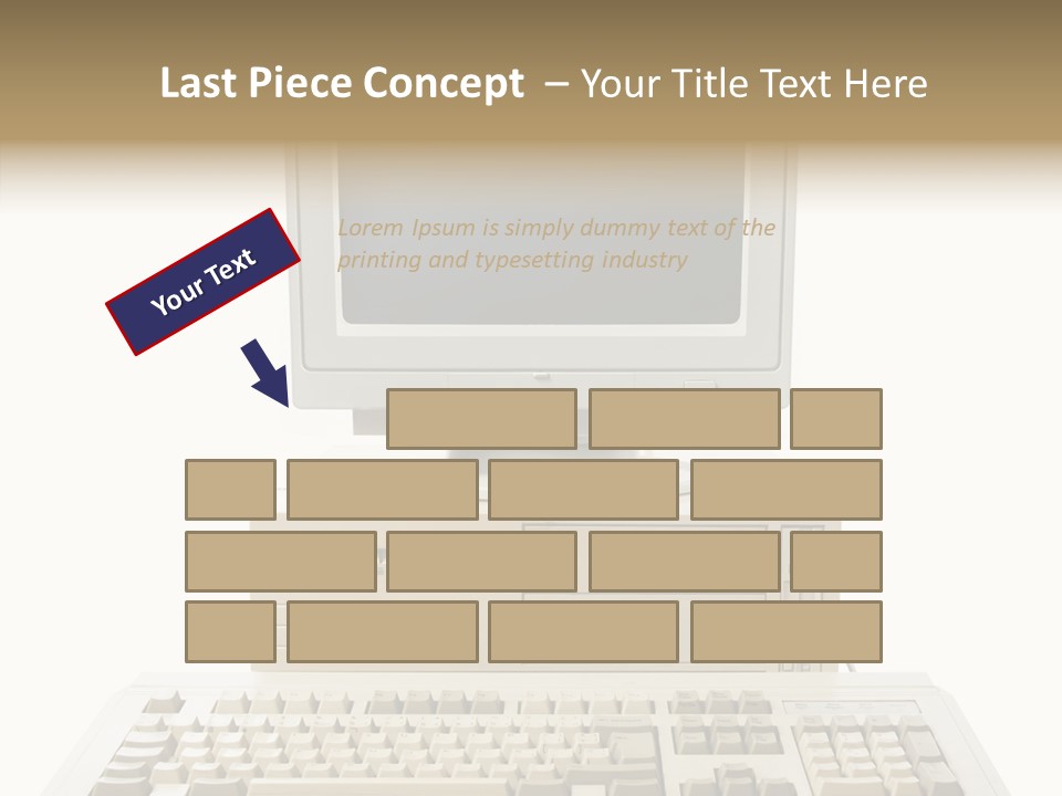 Isolated Cutout Plastic PowerPoint Template