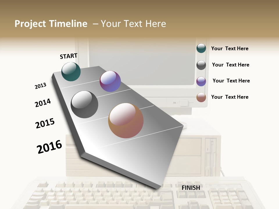 Isolated Cutout Plastic PowerPoint Template