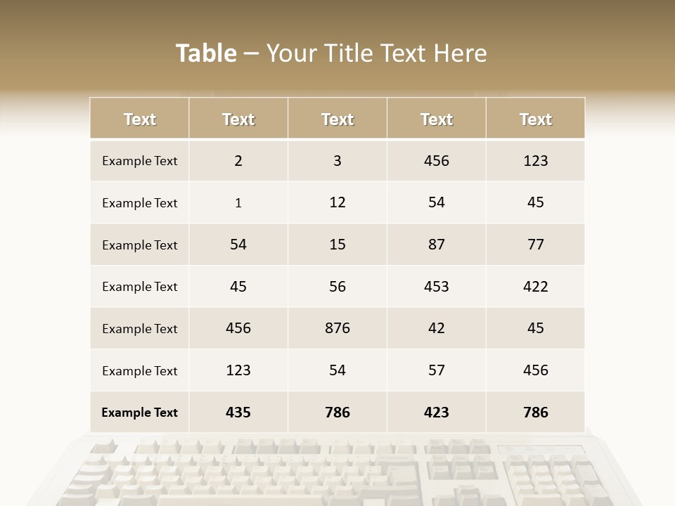 Isolated Cutout Plastic PowerPoint Template