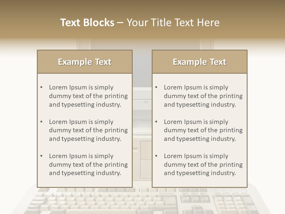 Isolated Cutout Plastic PowerPoint Template