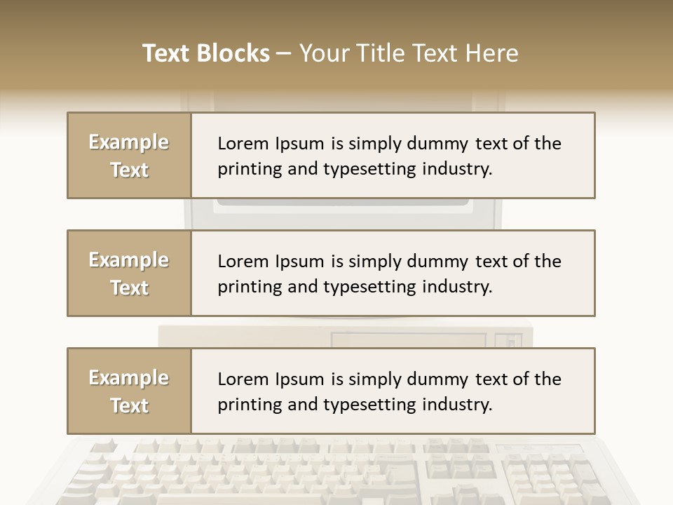 Isolated Cutout Plastic PowerPoint Template