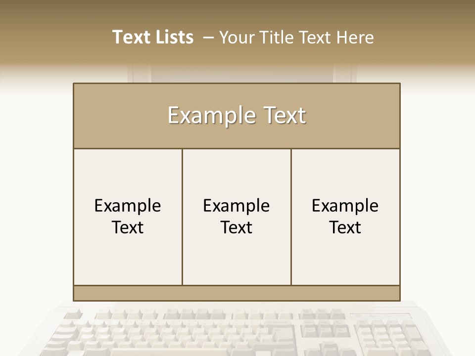 Isolated Cutout Plastic PowerPoint Template