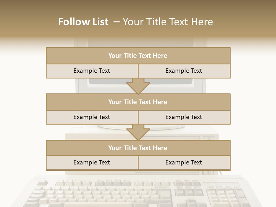 Isolated Cutout Plastic PowerPoint Template