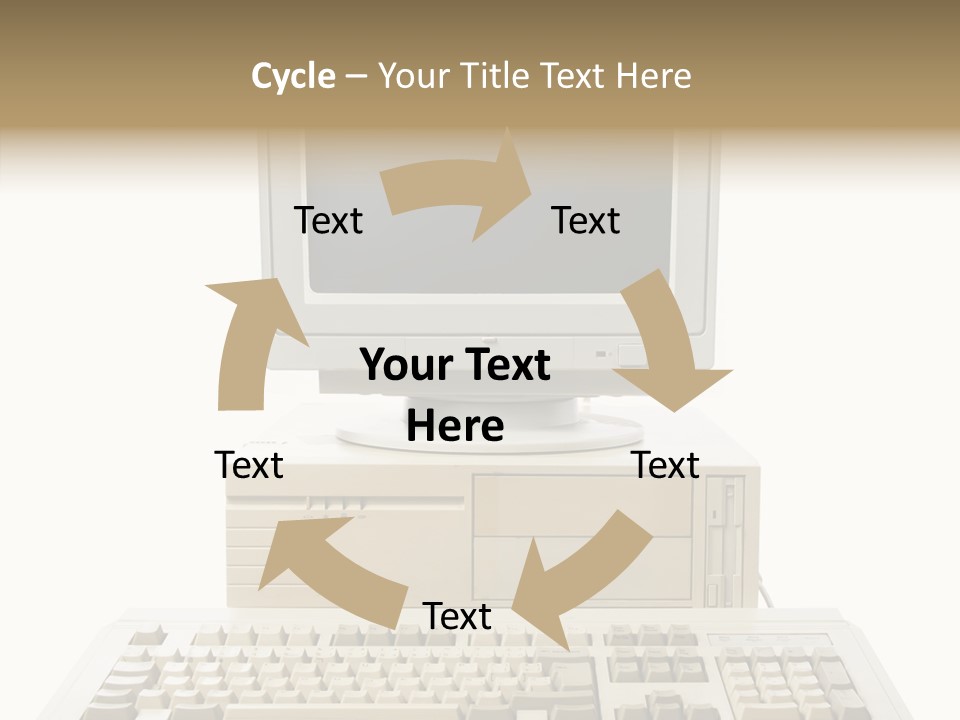 Isolated Cutout Plastic PowerPoint Template